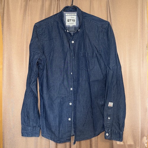 Herren hemd dunkelblau - s,