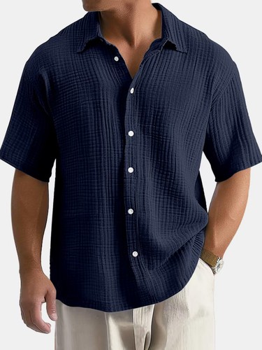 Herren kurzarm blusehemd - herren,
