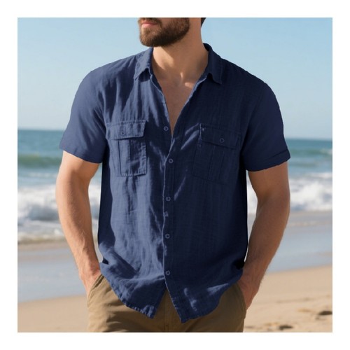 Leinenhemd herren kurzarm - leinenhemd,
