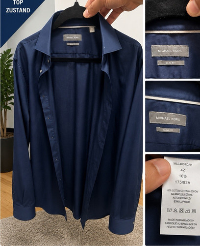Michael kors hemd dunkelblau - kors,