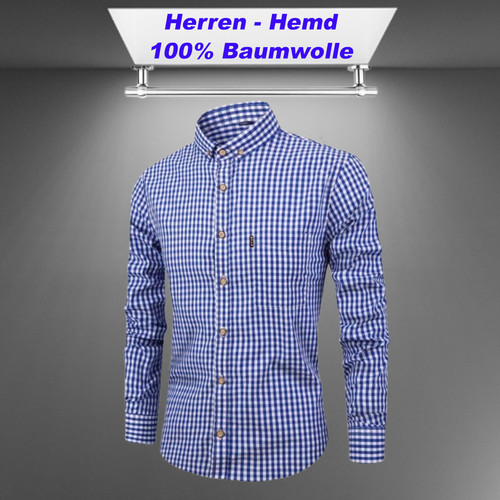Herren hemd 100 baumwolle - herren, 100%