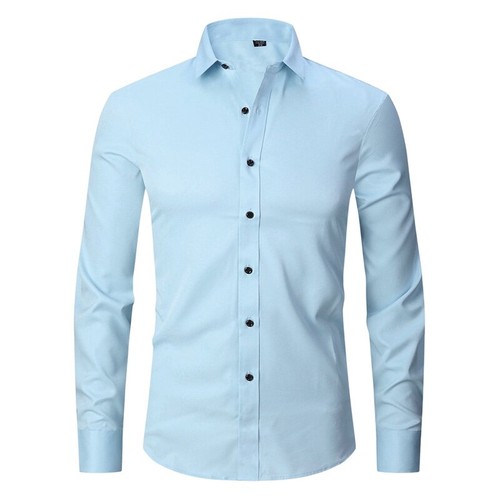 Herren stretch hemd langarm - stretch,