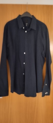 Herrenhemd dunkelblau - h&m,